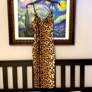 Leopard print dress
